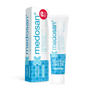 Отбеливающая зубная паста для чувствительных зубов SensiWhite Medosan 75 мл